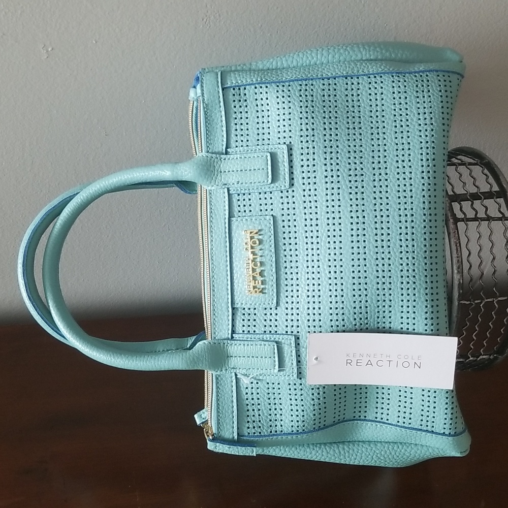 NWT  Turquoise Satchell by Kenneth Cole